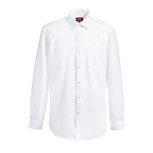Brook Taverner Mens Ortona Classic Long-Sleeved Formal Shirt / White
